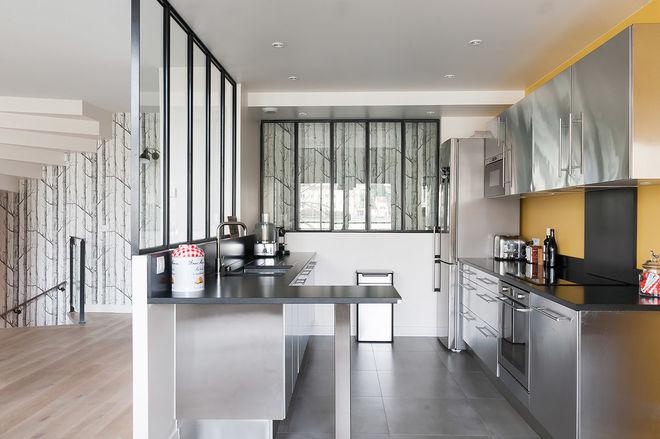 5 Idee Per Separare la Cucina dal Living con Una Sola Vetrata